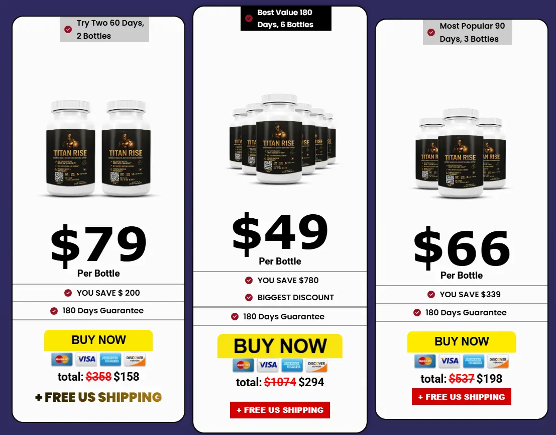 Titan Rise-Pricing-Options